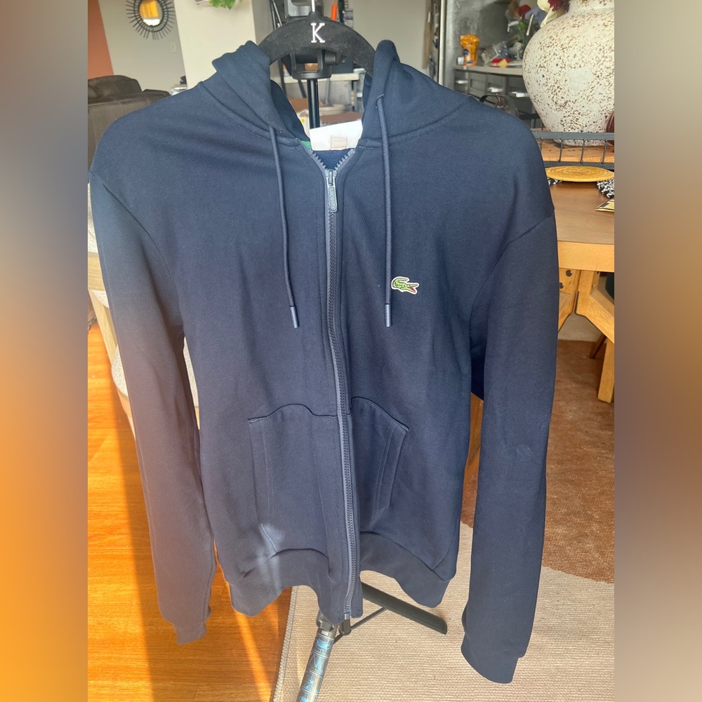 Lacoste Classic Fit Dark Blue Hoodie
